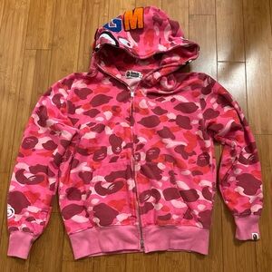 Bape Kids Pink Camo Jacket